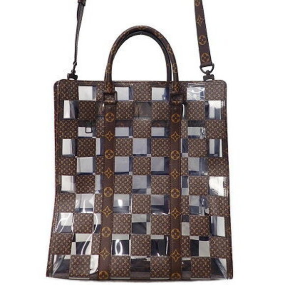 Louis Vuitton Monogram Chess Sac Plat Bag - Picture 1 of 8